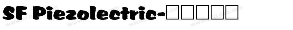 SF Piezolectric字体转换